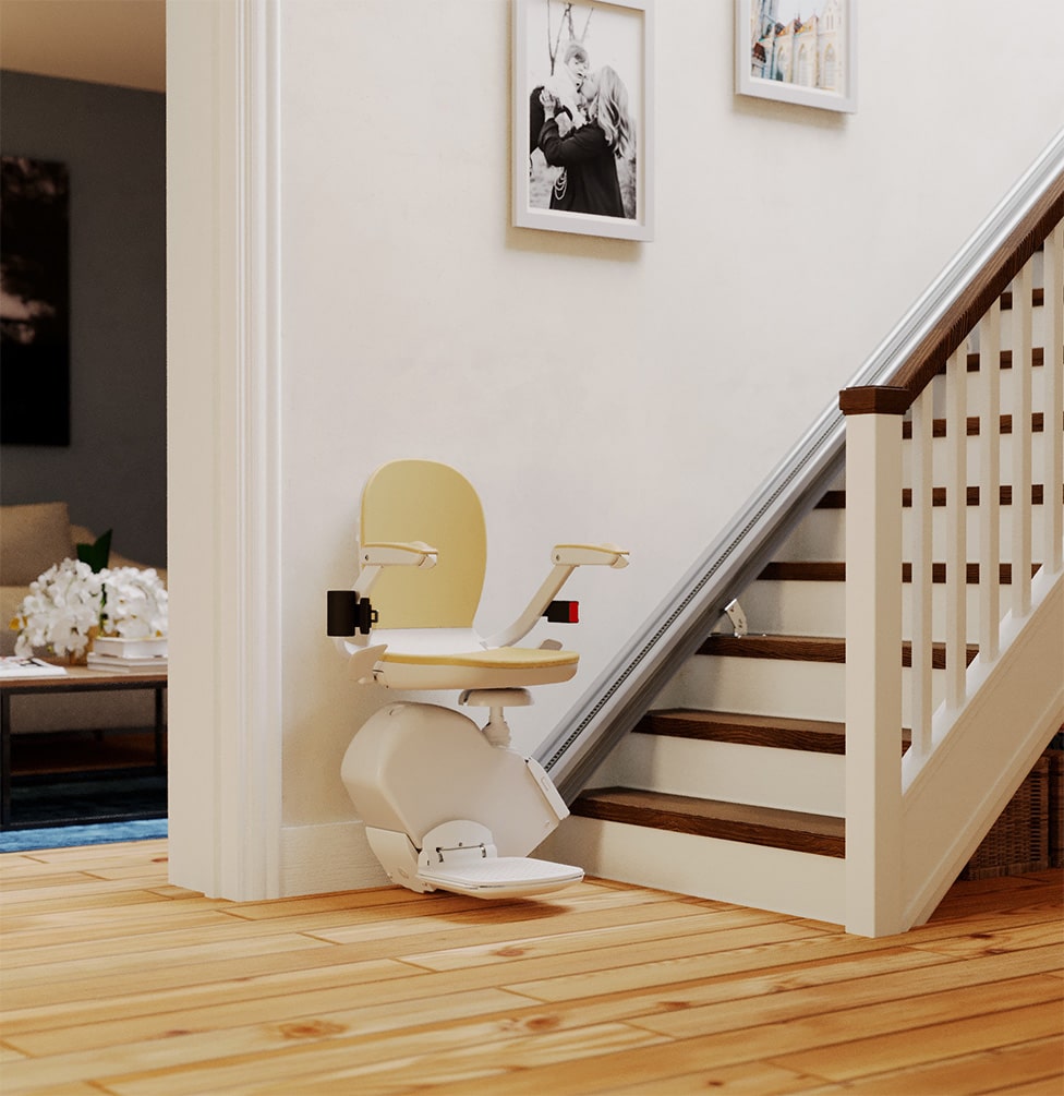 Side view of Acorn 130 Stairlift